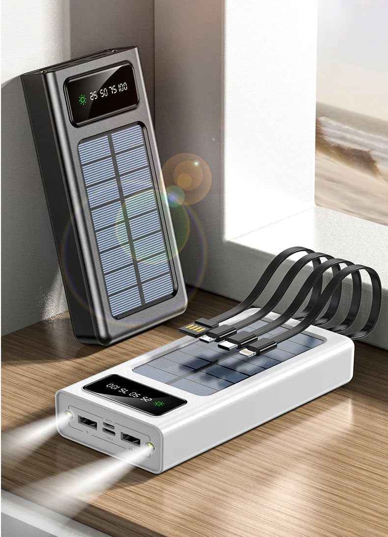 SOLARNI POWER BANK - Sa bežičnim punjenjem 20.000mAh
